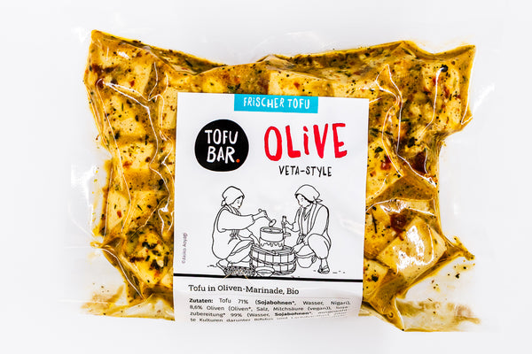 "Veta", Tofu-Antipasti mit Oliven