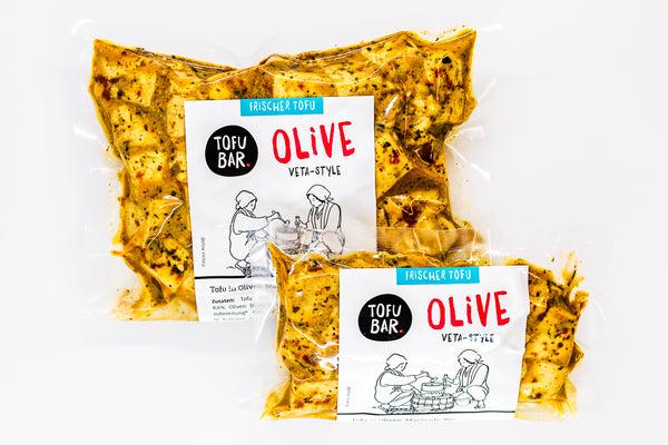 "Veta", Tofu-Antipasti mit Oliven