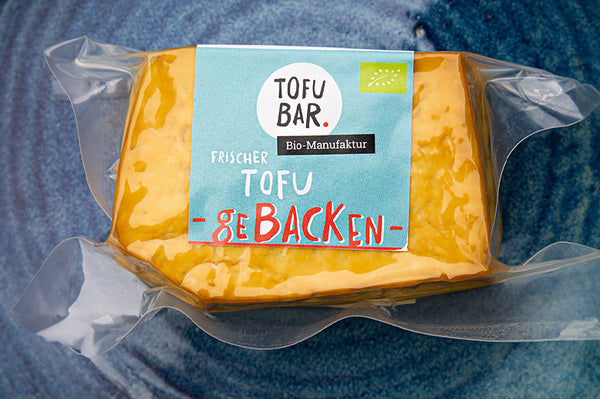 Gebackener Tofu "Goldbäckchen"