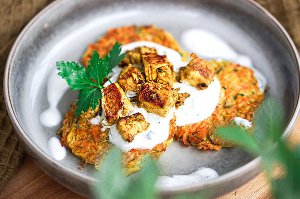 Tofu in Senf-Marinade