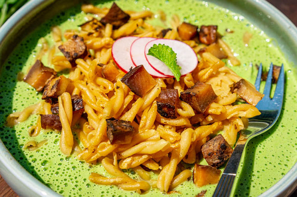 Tofu-Schinken (veganer Räucherschinken)