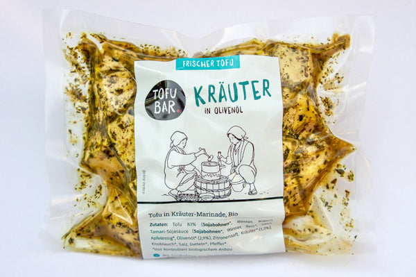 Tofu in Kräuter-Marinade