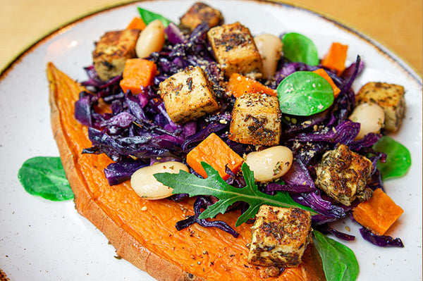 Tofu in Kräuter-Marinade