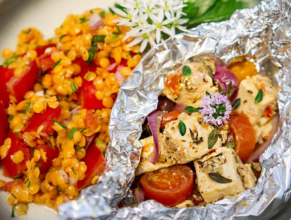 "Veta", Tofu-Antipasti mit Oliven