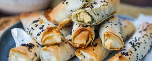 Börek mit Spinat und Kräutertofu