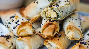 Börek mit Spinat und Kräutertofu