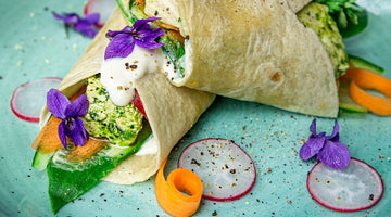 Wrap mit Bärlauch-Tofu