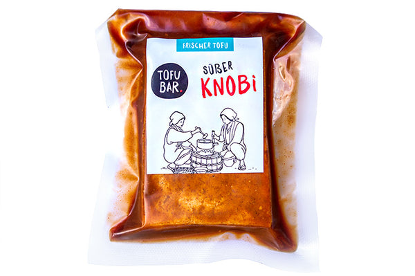 Süßer Knobi-Tofu