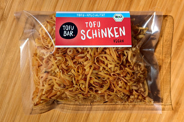 Tofu-Schinken, gerieben