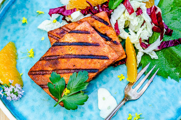 Süßer Knobi-Tofu