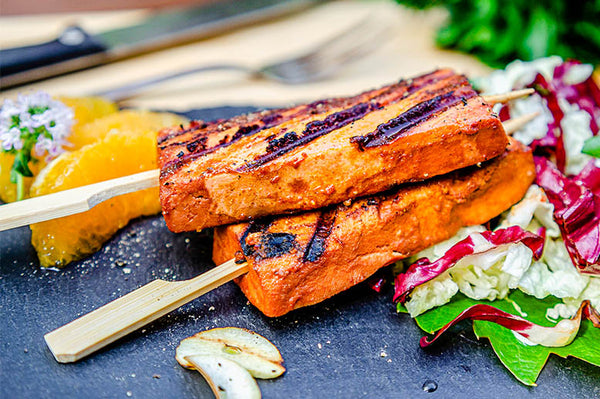 Süßer Knobi-Tofu
