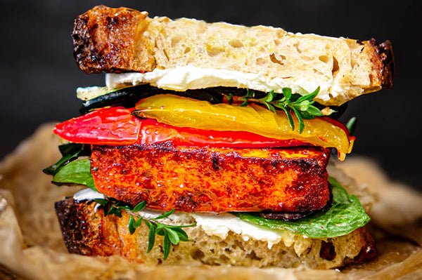Süßer Knobi-Tofu