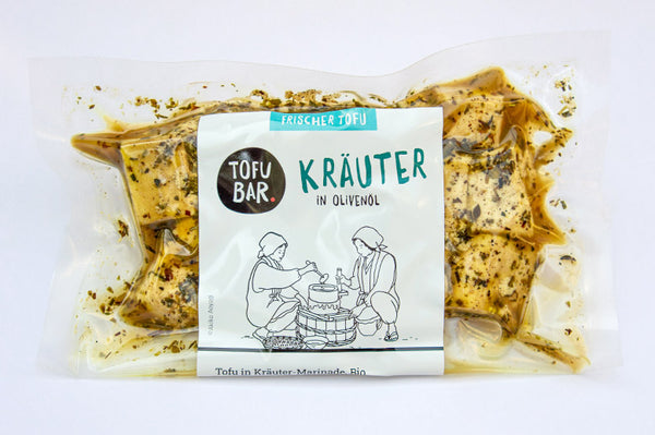 Tofu in Kräuter-Marinade